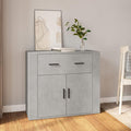 Sideboard in Betongrau mit den Massen 80 x 33 x 70 cm