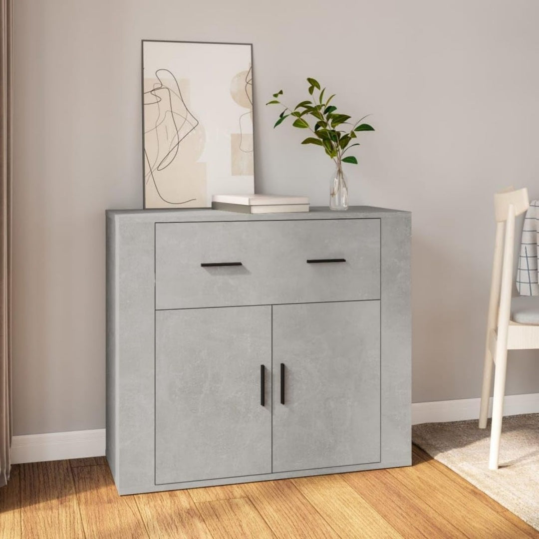 Sideboard in Betongrau mit den Massen 80 x 33 x 70 cm
