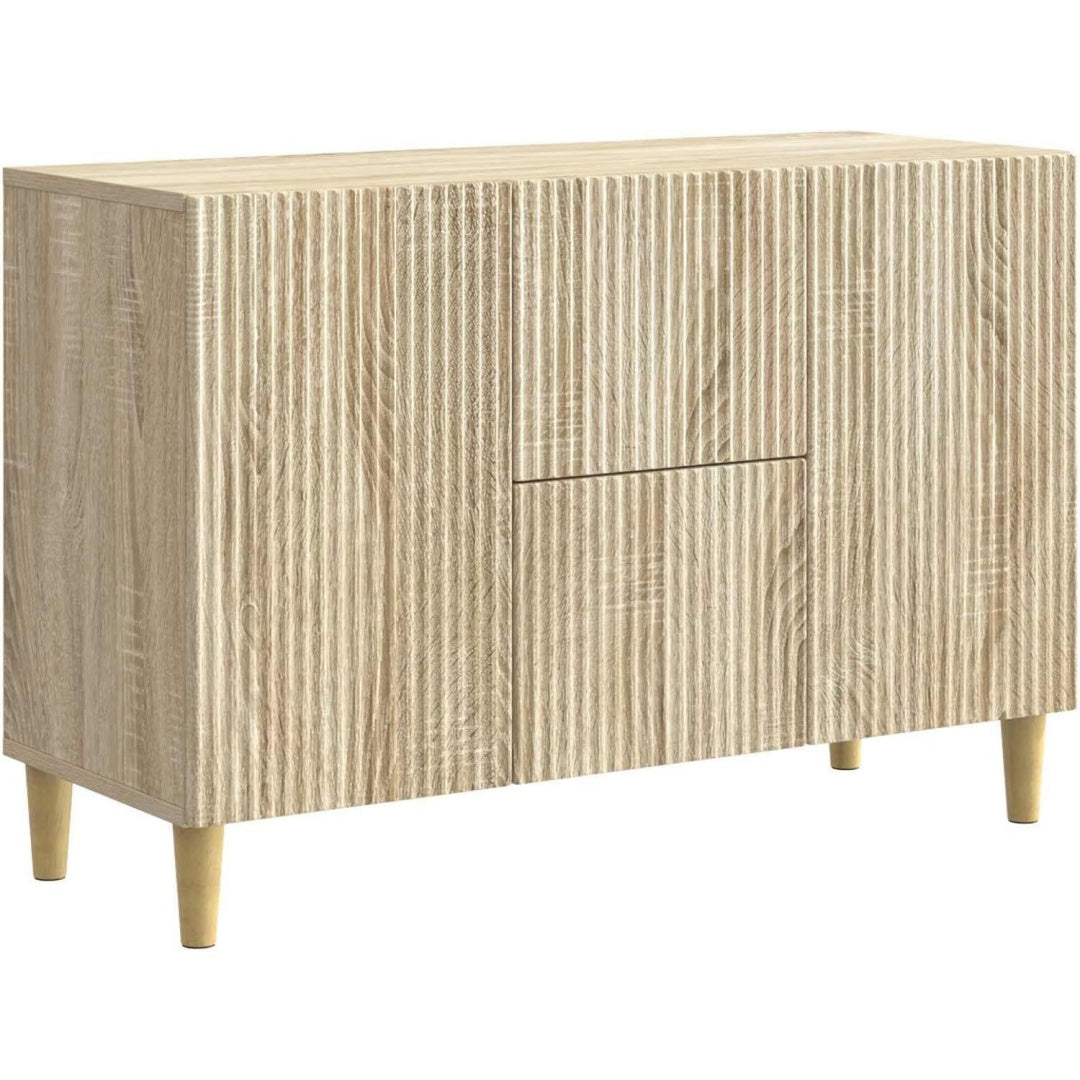 Sideboard aus Holzwerkstoff mit gerundeten Konturen