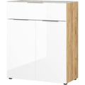 Sideboard mit beschichteten Flaechen und Schubladen