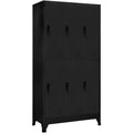 Sideboard mit den Massen 90 x 45 x 180 cm in Schwarz