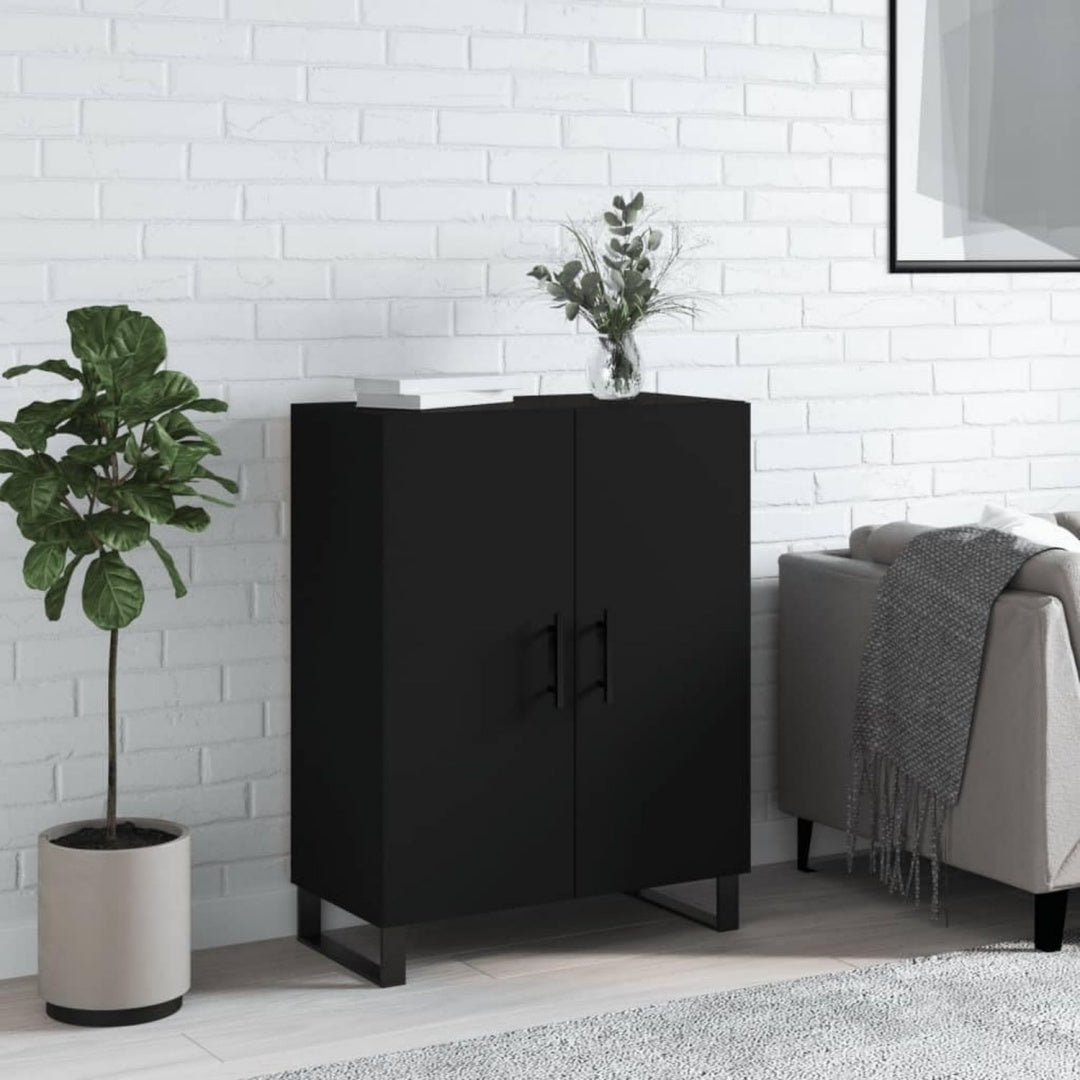 Sideboard in Schwarz mit den Massen 69.5 x 34 x 90 cm