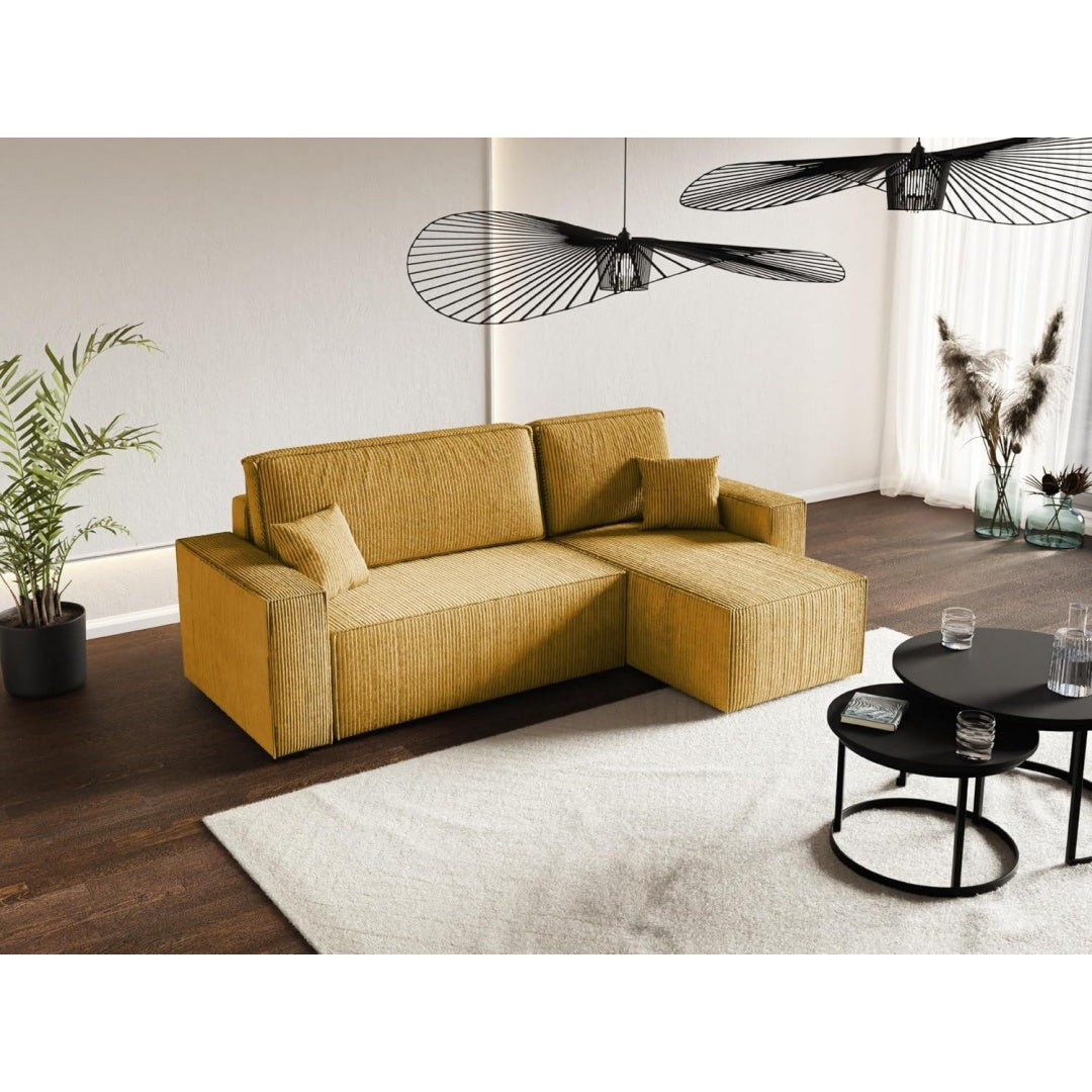 Sofa aus Stoff in Gelb