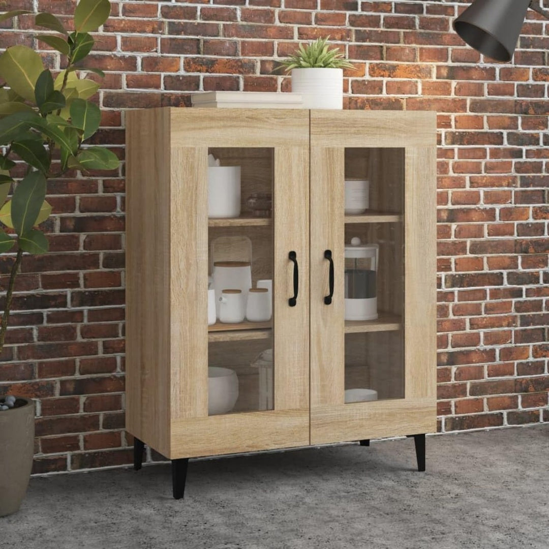 Vitrine verbindet 2 Tueren und Glastueren