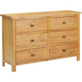 Sideboard in Eichenbraun mit 6 Schubladen
