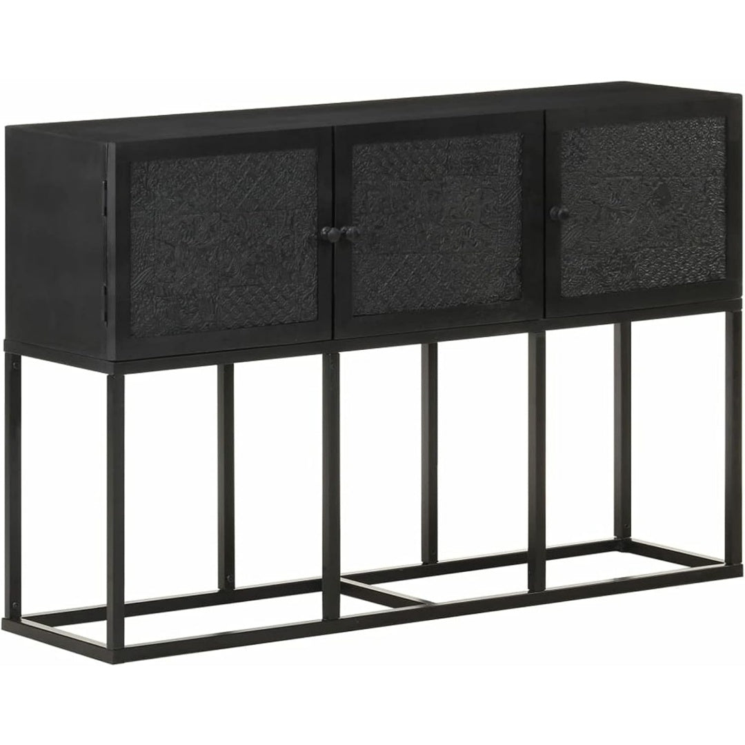 Sideboard mit den Massen 115 x 30 x 76 cm in Schwarz