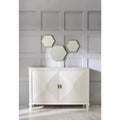 Sideboard in Weiss und Gold